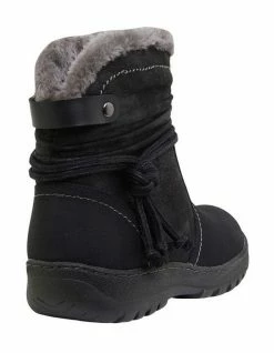 Easy Steps Eskimo Black Micro Boot -Deals Shoes Store 827269210 4 720x928