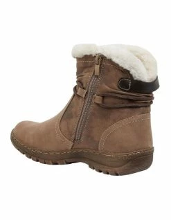 Easy Steps Eskimo Taupe Micro Boot -Deals Shoes Store 827270200 7 720x928