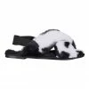 St. Sana Zayn Black/White Slip-on Slipper