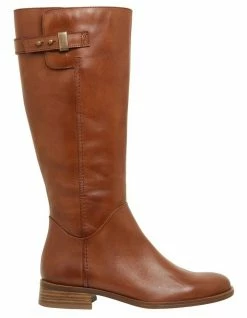 Sandler Jenna Mid Brown Glove Boots