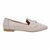 Sandler Rosco Light Grey Glove Flat Shoes