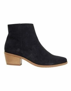 Sandler Pascal Navy Suede Boots