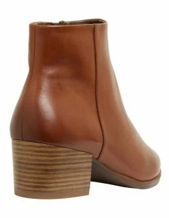 Sandler Vera Mid Brown Glove Boots -Deals Shoes Store 827584750 4 720x928