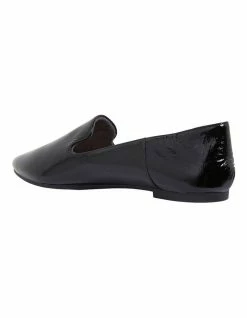 Sandler Liana Black Crinkle Patent Flat Shoes -Deals Shoes Store 827584840 6 720x928