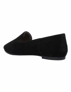 Sandler Liana Black Suede Flat Shoes -Deals Shoes Store 827585020 5 720x928