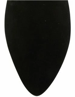 Sandler Liana Black Suede Flat Shoes -Deals Shoes Store 827585020 7 720x928