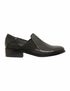 Easy Steps Baron Black Glove Flat Shoes