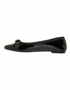 Jane Debster Fonteyn Black Patent Flat Shoes -Deals Shoes Store 827827120 3 720x928