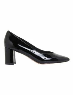 Jane Debster Gallery Black Patent Heeled Shoes