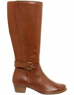 Wide Steps Diesel Mid Brown Glove Boots