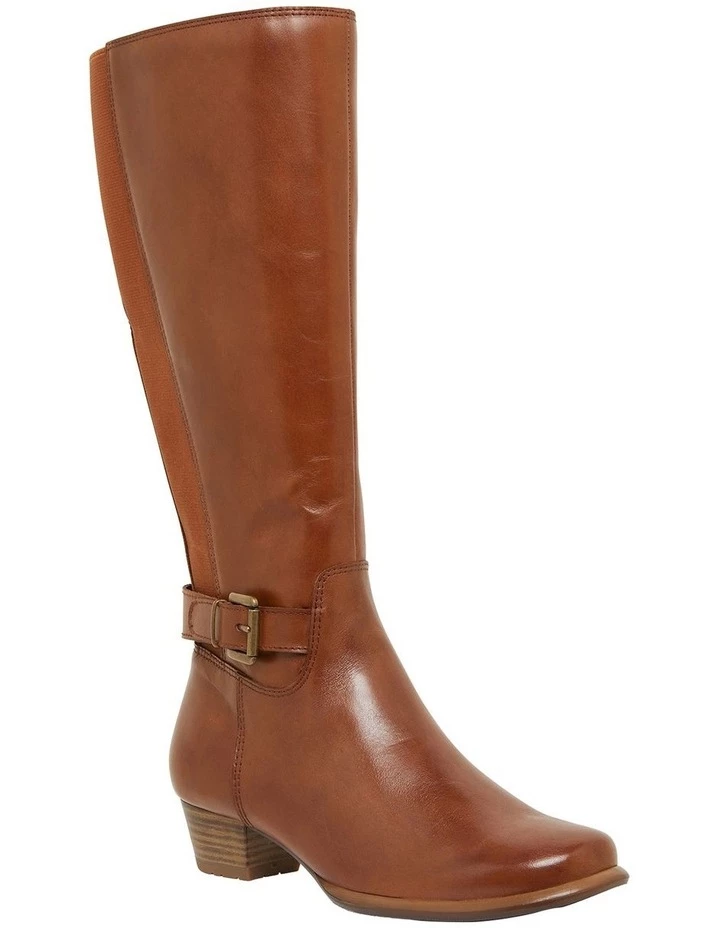 Wide Steps Diesel Mid Brown Glove Boots 2 Wide Steps Diesel Mid Brown Glove Boots - Image 2