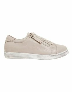 Jane Debster Grand Light Grey Glove Sneakers