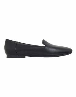 Easy Steps Hugo Black Glove Flat Shoes