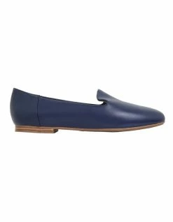 Easy Steps Hugo Navy Glove Flat Shoes