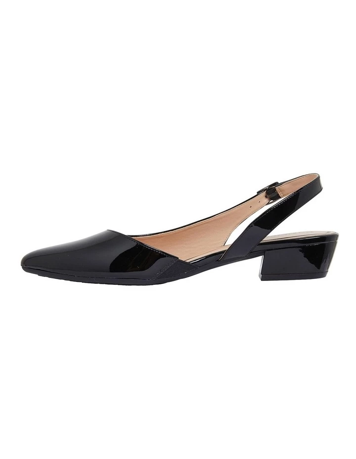 Easy Steps Ramsey Black Patent Heeled Shoes 3 Easy Steps Ramsey Black Patent Heeled Shoes - Image 3