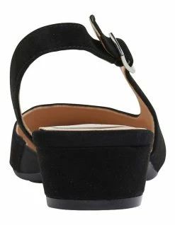 Easy Steps Ramsey Black Suede Heeled Shoes -Deals Shoes Store 828146710 6 720x928