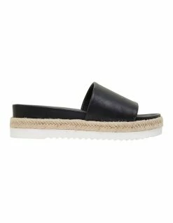 Sandler Waikiki Black Smooth Sandals