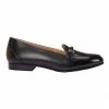 Easy Steps Glebe Black Glove Flat Shoes