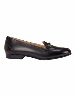 Easy Steps Glebe Black Glove Flat Shoes