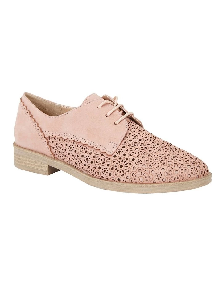 Easy Steps Nero Pale Pink Nubuck Flat Shoe 2 Easy Steps Nero Pale Pink Nubuck Flat Shoe - Image 2