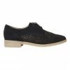 Easy Steps Nero Black Nubuck Flat Shoe