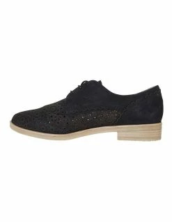 Easy Steps Nero Black Nubuck Flat Shoe -Deals Shoes Store 829906030 3 720x928
