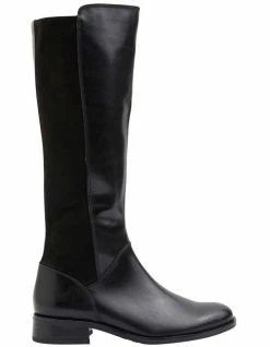 Easy Steps Alastair Black Glove Boots