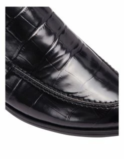 Jane Debster West Black Croc Print Flat Shoes -Deals Shoes Store 830031850 6 720x928