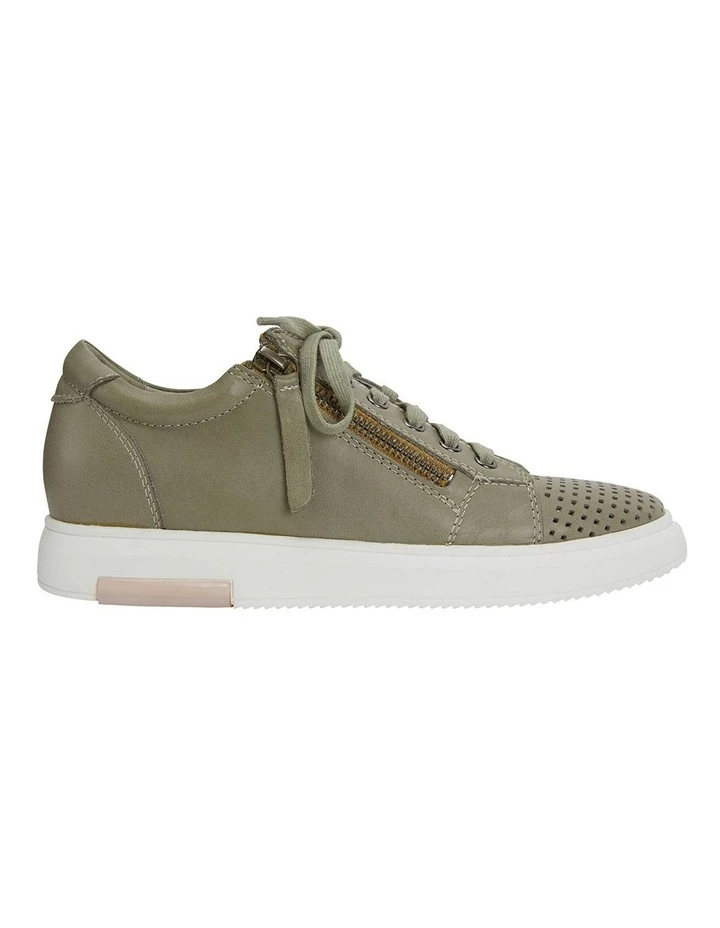 Jane Debster Carson Khaki Nappa Sneakers 1 Jane Debster Carson Khaki Nappa Sneakers