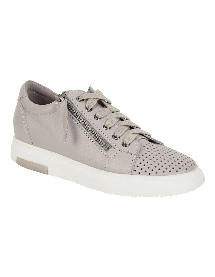 Jane Debster Carson Light Grey Nappa Sneakers 2 Jane Debster Carson Light Grey Nappa Sneakers - Image 2