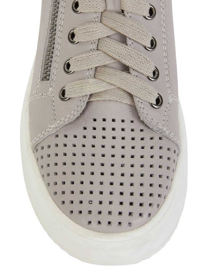 Jane Debster Carson Light Grey Nappa Sneakers 6 Jane Debster Carson Light Grey Nappa Sneakers - Image 6