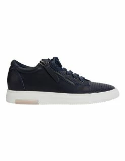 Jane Debster Carson Navy Nappa Sneakers