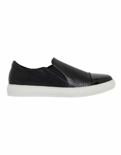 Jane Debster Celina Black Nappa Sneakers