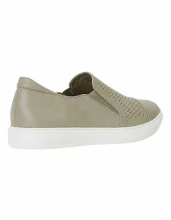 Jane Debster Celina Khaki Nappa Sneakers -Deals Shoes Store 830060470 4 720x928