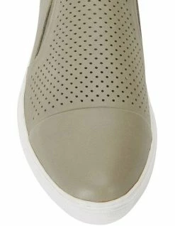 Jane Debster Celina Khaki Nappa Sneakers -Deals Shoes Store 830060470 6 720x928