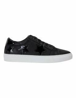 Jane Debster Campus Black/Black Patent Sneakers