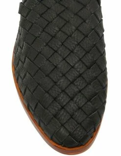 Jane Debster Watson Black Weave Flat Shoes -Deals Shoes Store 830061190 6 720x928