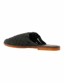 Jane Debster Watson Black Weave Flat Shoes -Deals Shoes Store 830061190 7 720x928