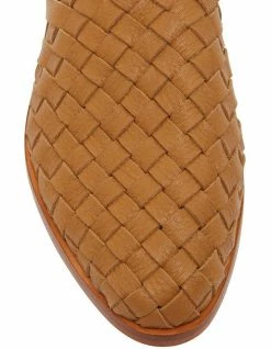 Jane Debster Watson Tan Weave Flat Shoes -Deals Shoes Store 830061280 6 720x928