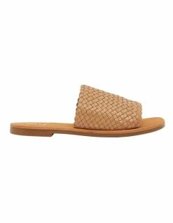 Jane Debster Tatum Tan Weave Sandals