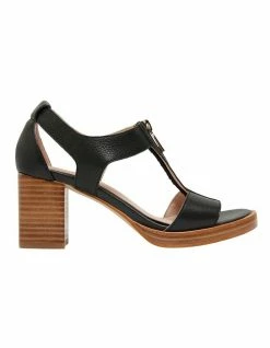 Jane Debster Abigail Black Glove Sandals