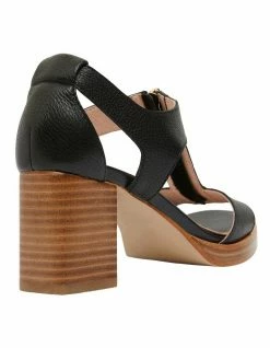 Jane Debster Abigail Black Glove Sandals -Deals Shoes Store 830062090 4 720x928