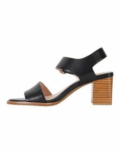 Jane Debster Nickel Black Calf Sandals -Deals Shoes Store 830100160 3 720x928