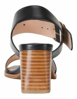 Jane Debster Nickel Black Calf Sandals -Deals Shoes Store 830100160 5 720x928