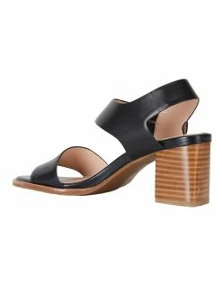 Jane Debster Nickel Black Calf Sandals -Deals Shoes Store 830100160 7 720x928