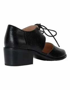 Jane Debster Exhibit Black Oil Heeled Shoes -Deals Shoes Store 830132560 4 720x928