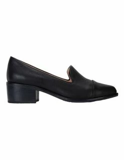 Jane Debster Expert Black Glove Heeled Shoes