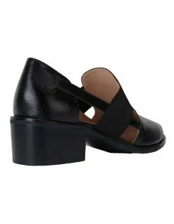 Jane Debster Expose Black Oil Heeled Shoes -Deals Shoes Store 830132920 4 720x928