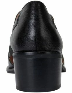 Jane Debster Expose Black Oil Heeled Shoes -Deals Shoes Store 830132920 5 720x928
