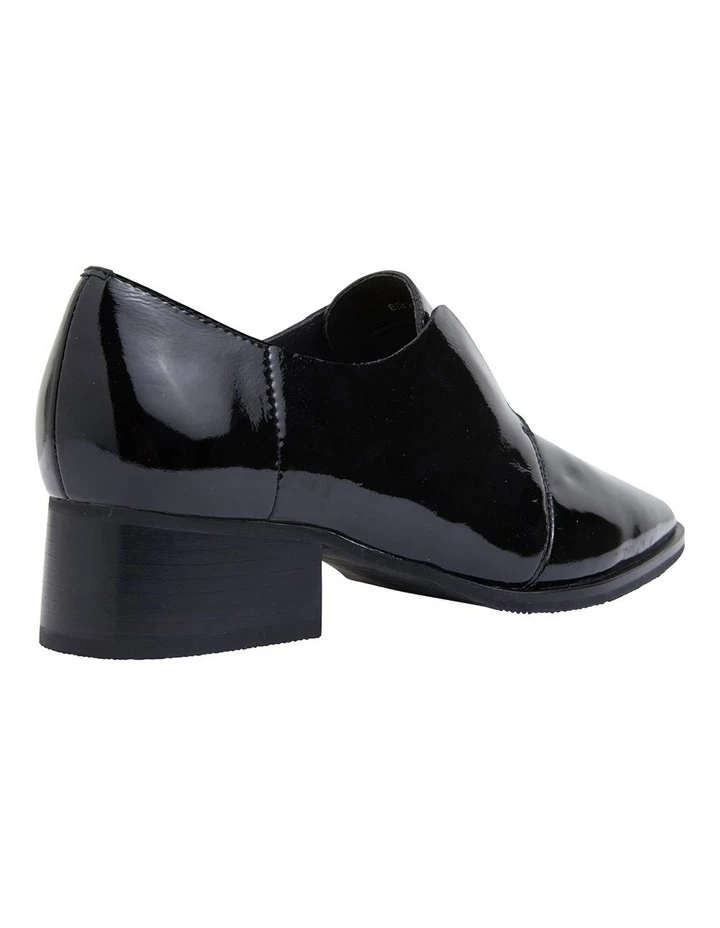 Jane Debster Editor Black Patent Heeled Shoes 4 Jane Debster Editor Black Patent Heeled Shoes - Image 4